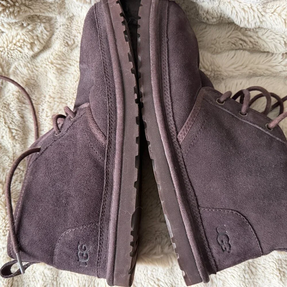 Mens Ugg Neumel  Boots Dark Brown Size 11 - Picture 7 of 9
